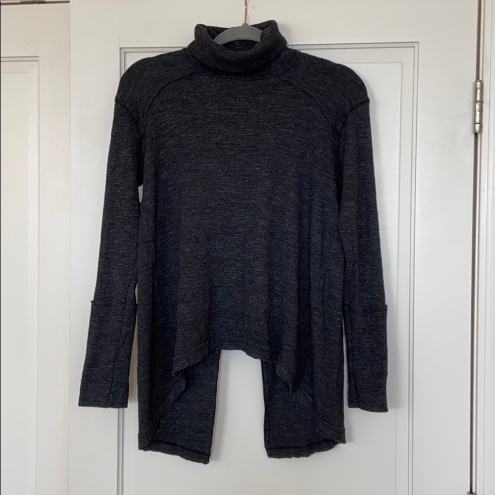 Open back sweater